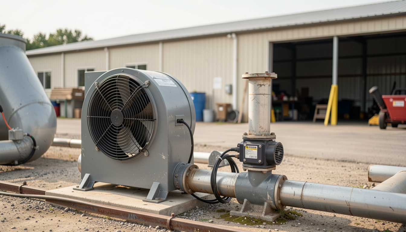 Process Air for Waste Sites and Forge Shops: Blowers, Ventilation and Standby Power